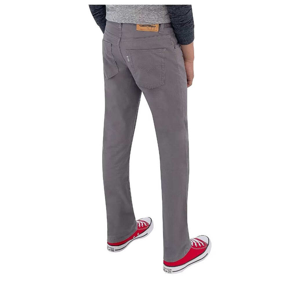 NWT Levi's 511 Slim Boys Size 10 Stretch Pants Soft Brushed Twill 25Wx25L